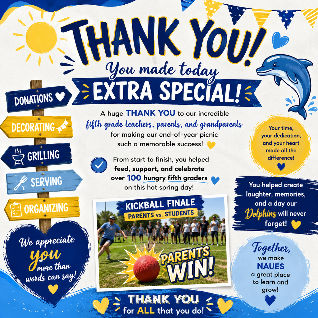 Thank youFifth Grade Teachers, Parents and Grandparents 