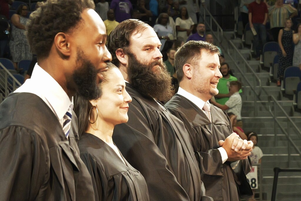WSHS teachers at graduation. 