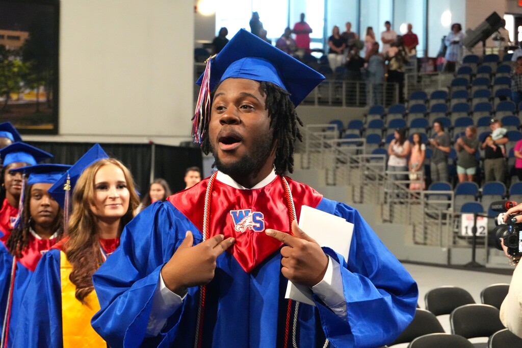 WSHS Male Graduate. 