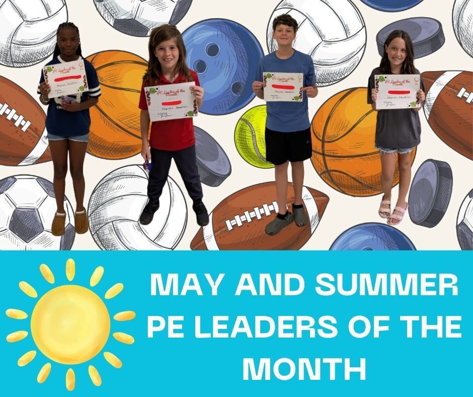 May PE Leaders of the Month