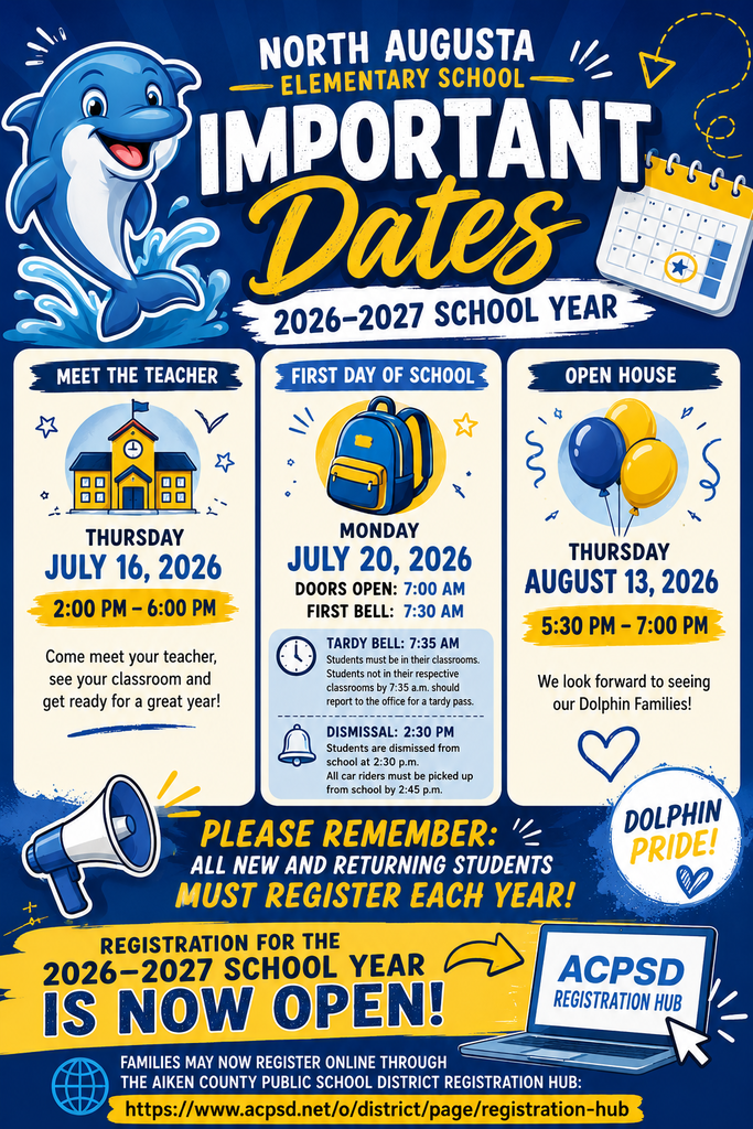 2026 - 2027 Beginning of the School Year Dates
