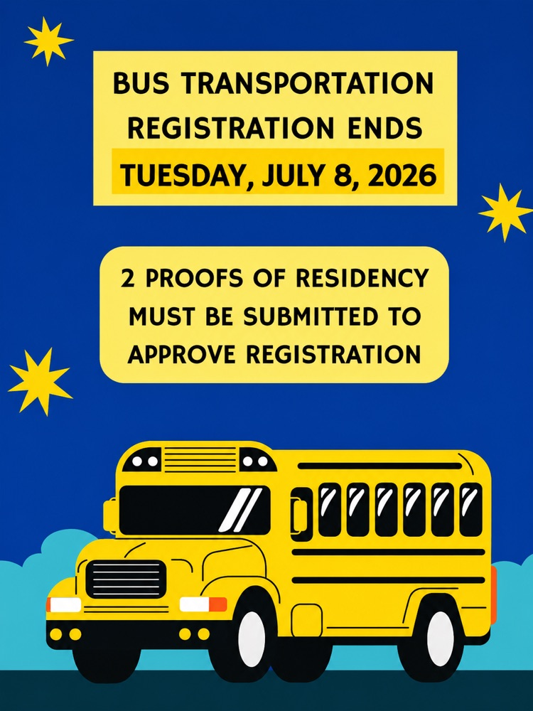 bus registration flyer