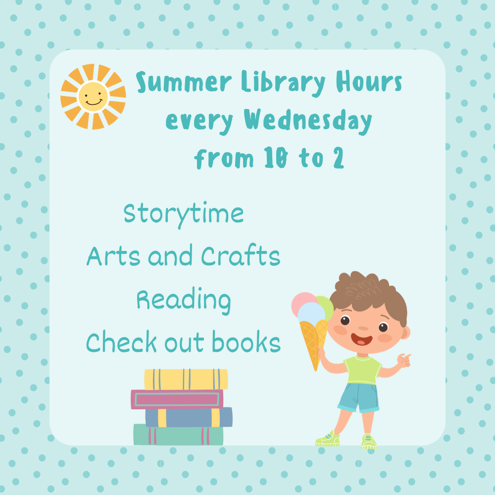 Summer Library Hours