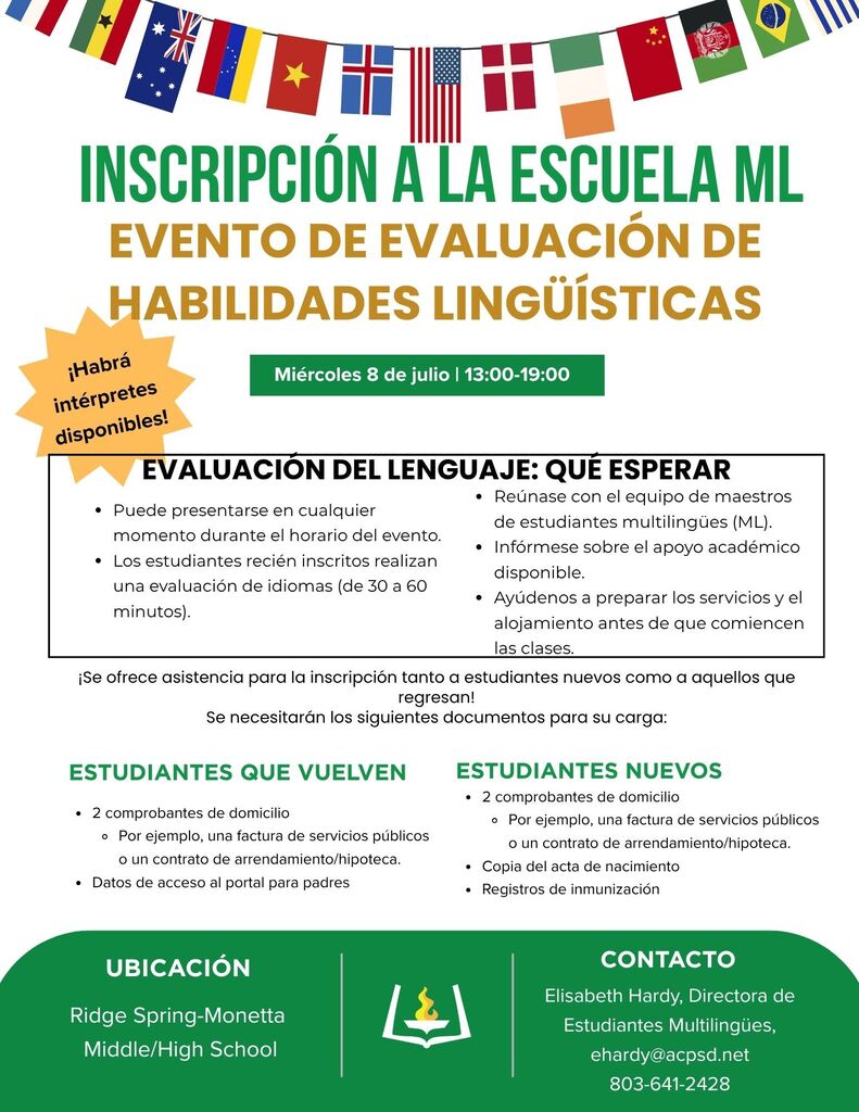 Ridge Spring Information Spanish