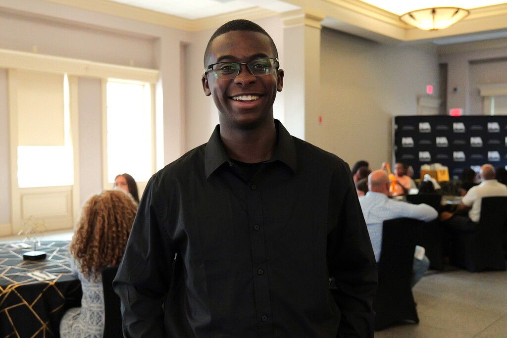 Junior Leadership graduate smiling for a photo.