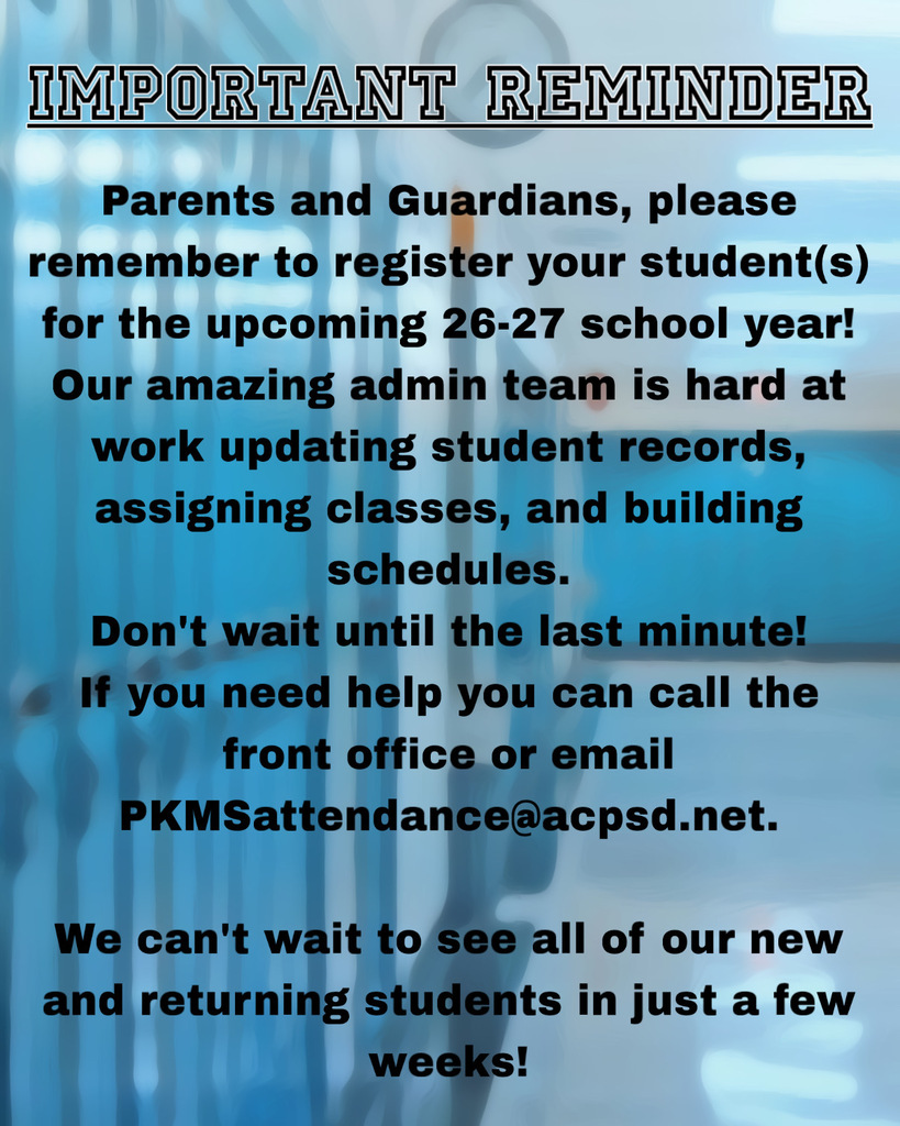 Don’t forget to register for the 26-27 school year!
