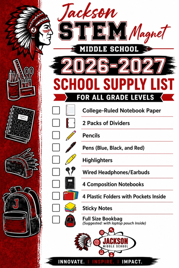 school supply list 
