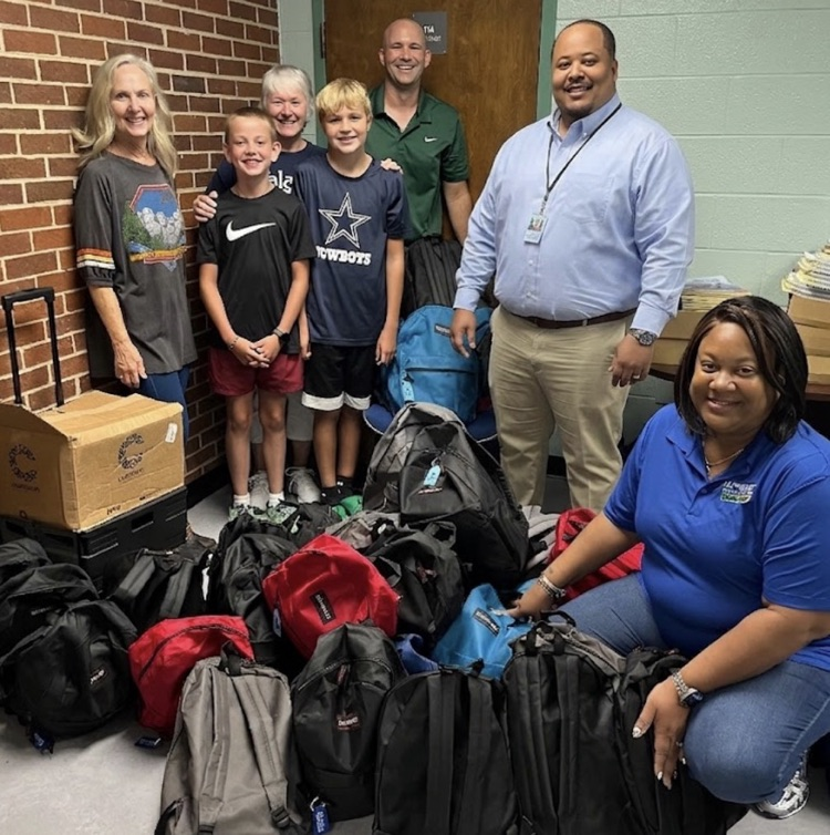 backpack donation from Talatha Baptist Church
