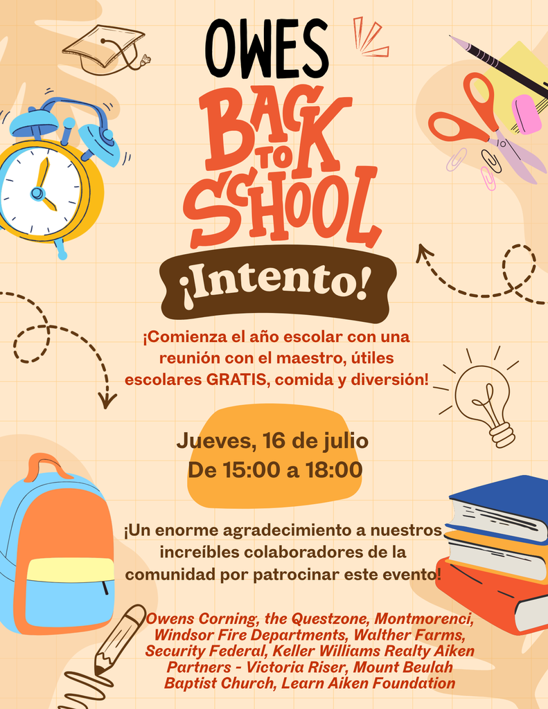 Back to School Bash Spanish