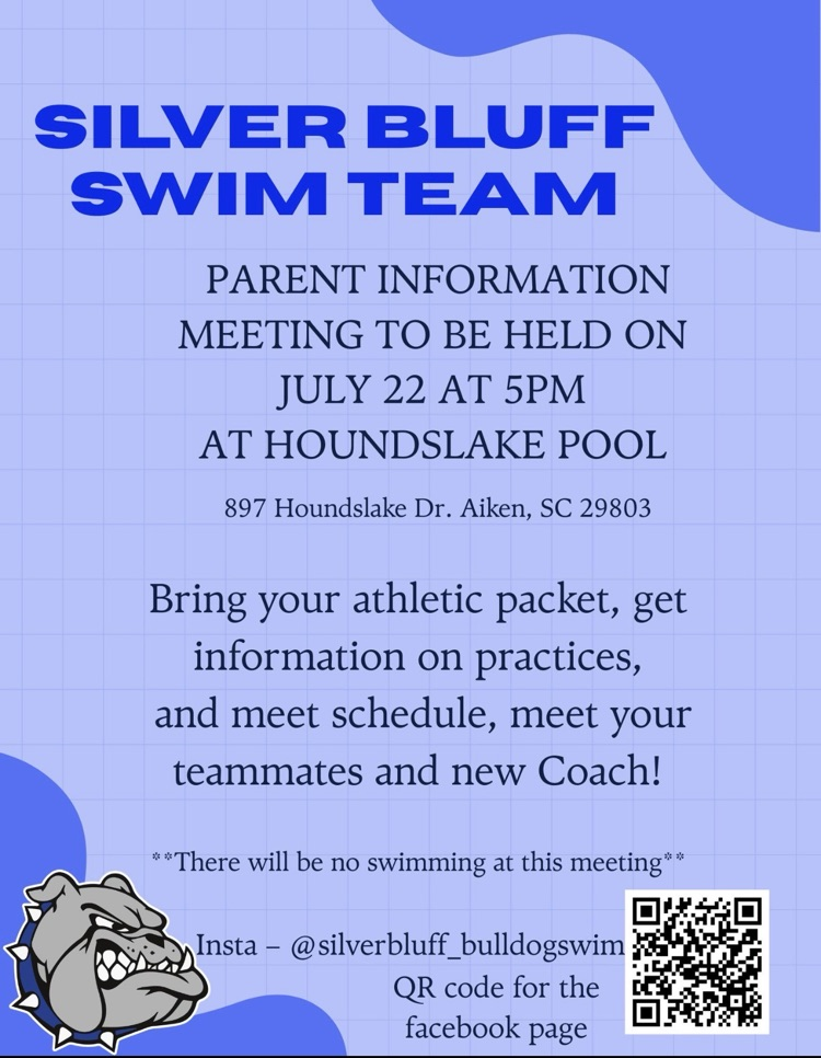 swim flyer with text 