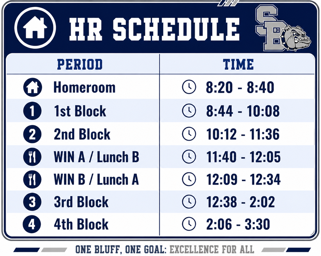 Homeroom Bell Schedule