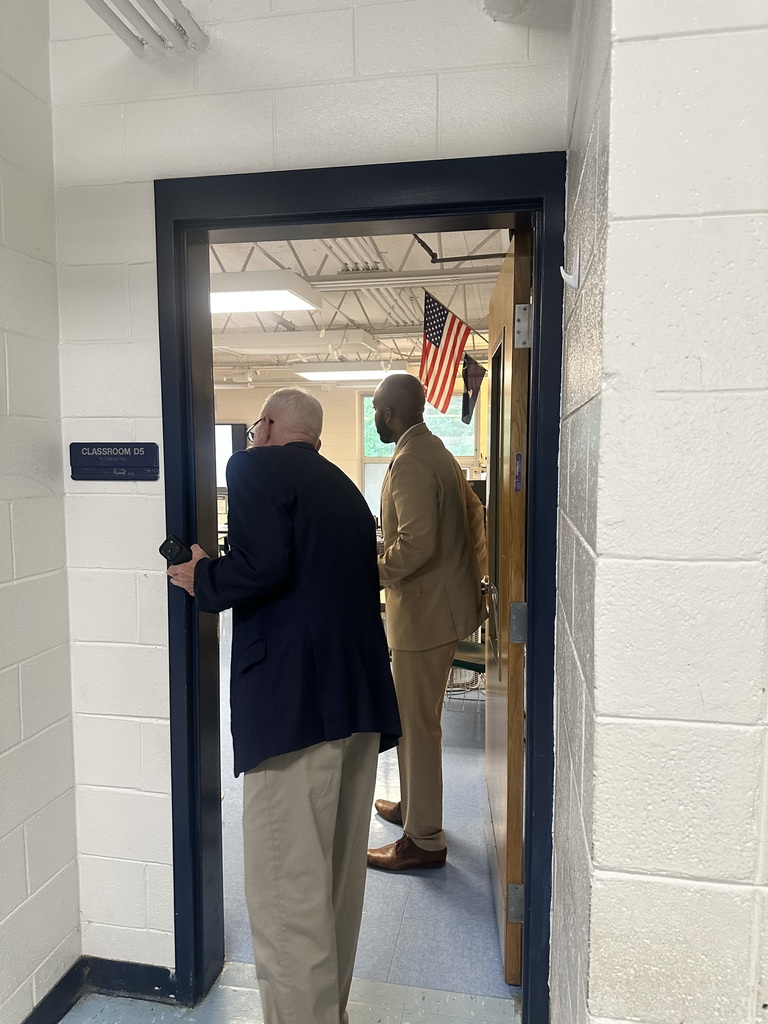 LBC faculty was ready for students this morning.