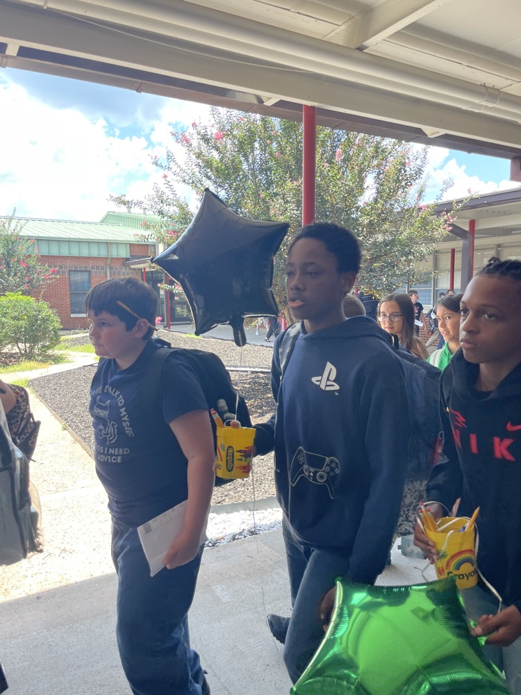 Students walking to class.
