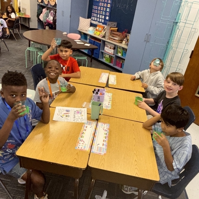 Second grade students 