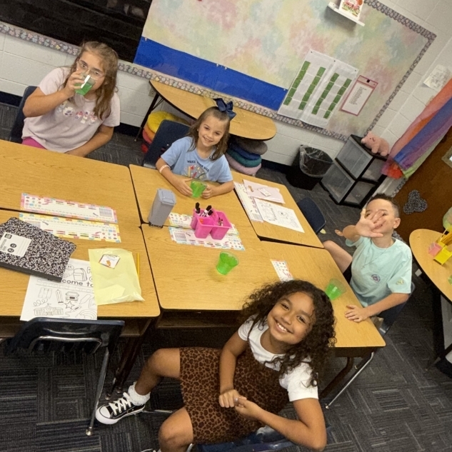 Second grade students 