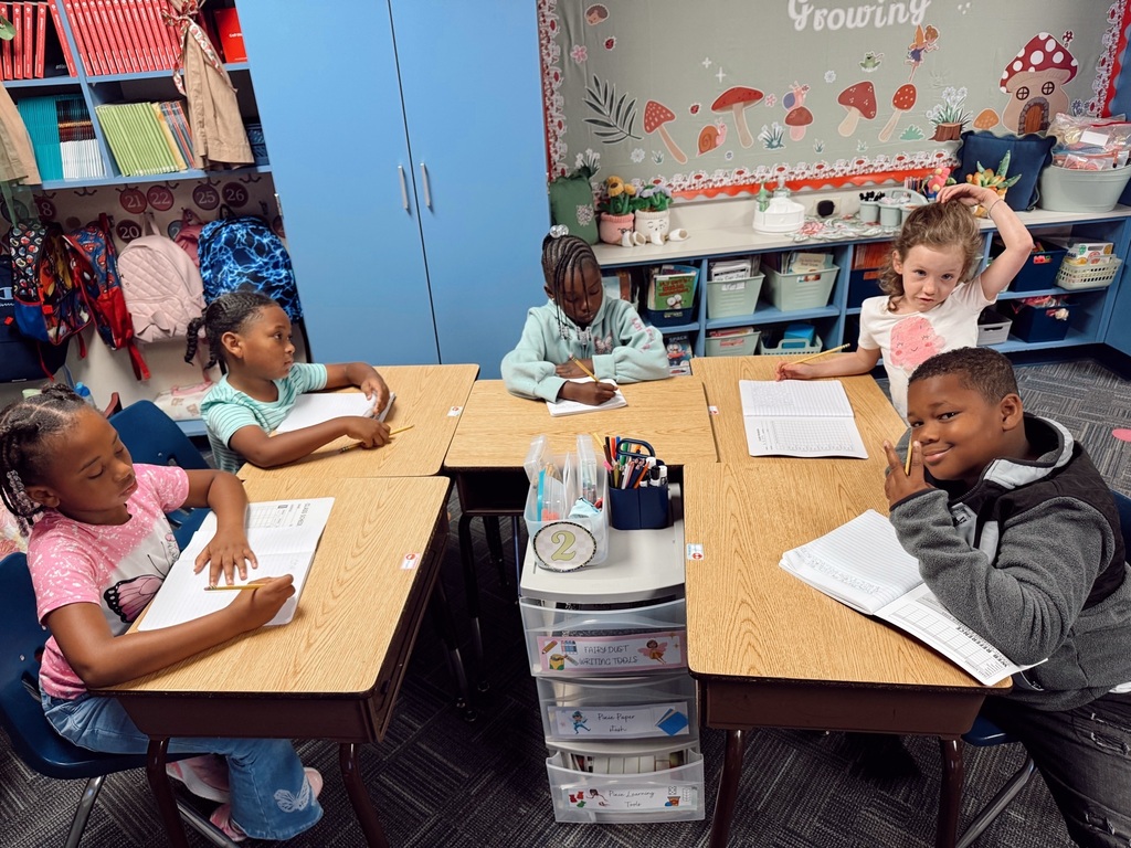 Second Graders Writing 