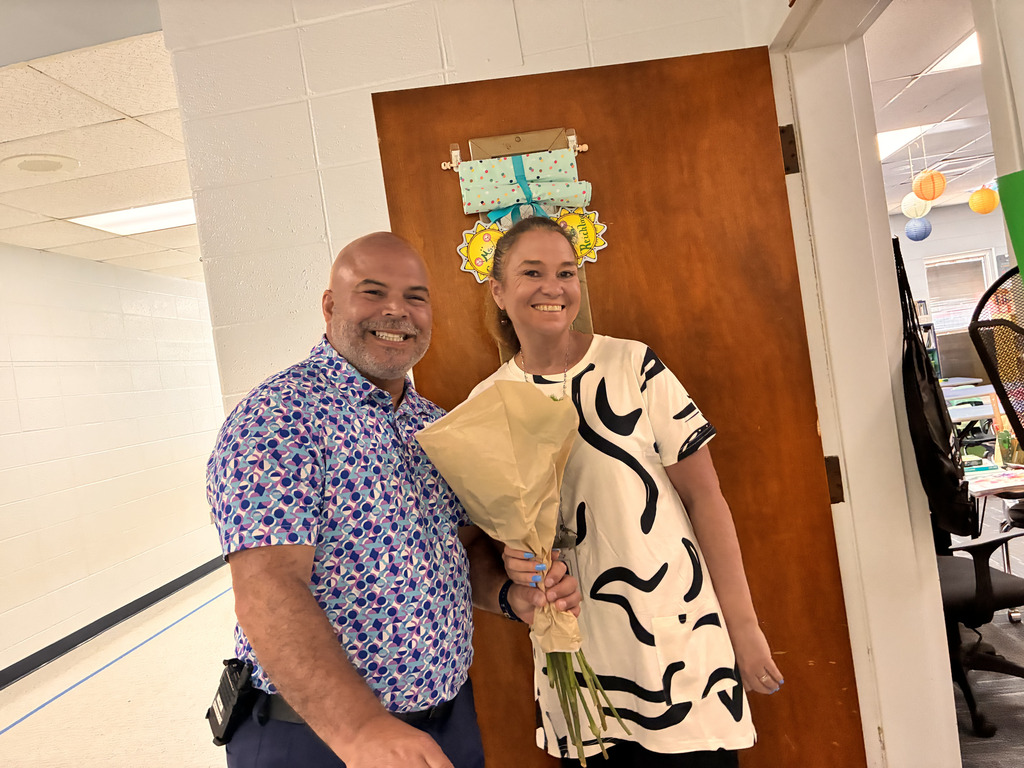 Community partners gift of flowers