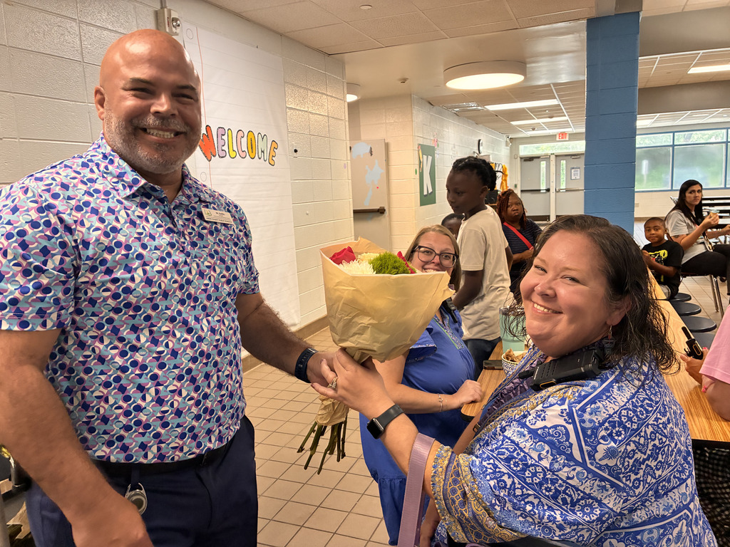 Community partners gift of flowers