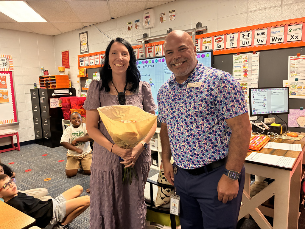 Community partners gift of flowers