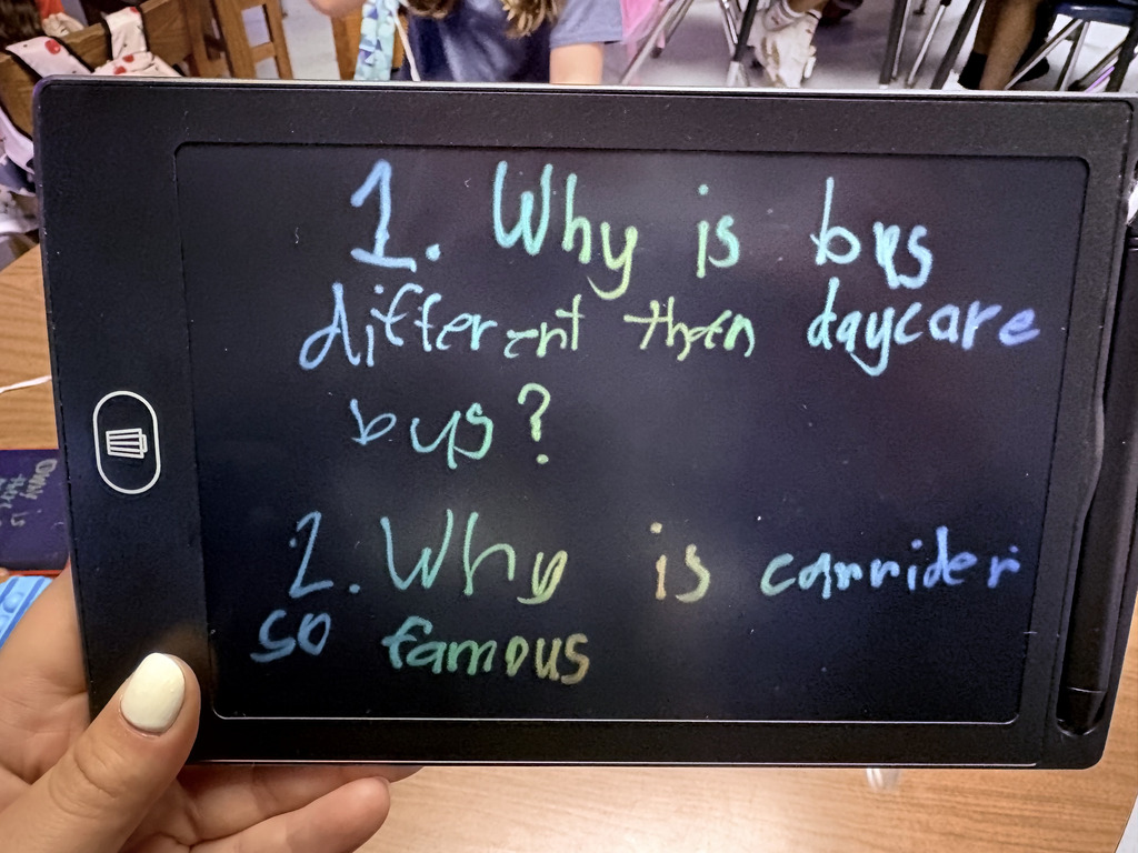 Data Collection in Third Grade