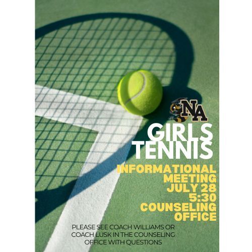 "Tennis Racket and Ball on Court."