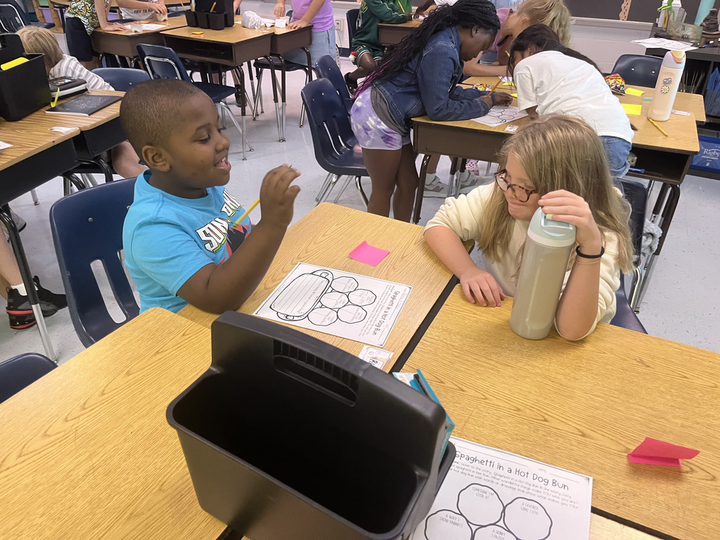 fourth Grade Students working