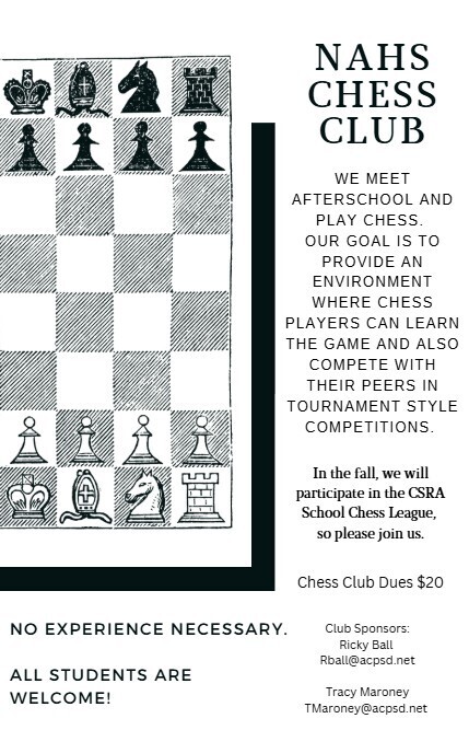"Black and White Chess Board with Pieces."