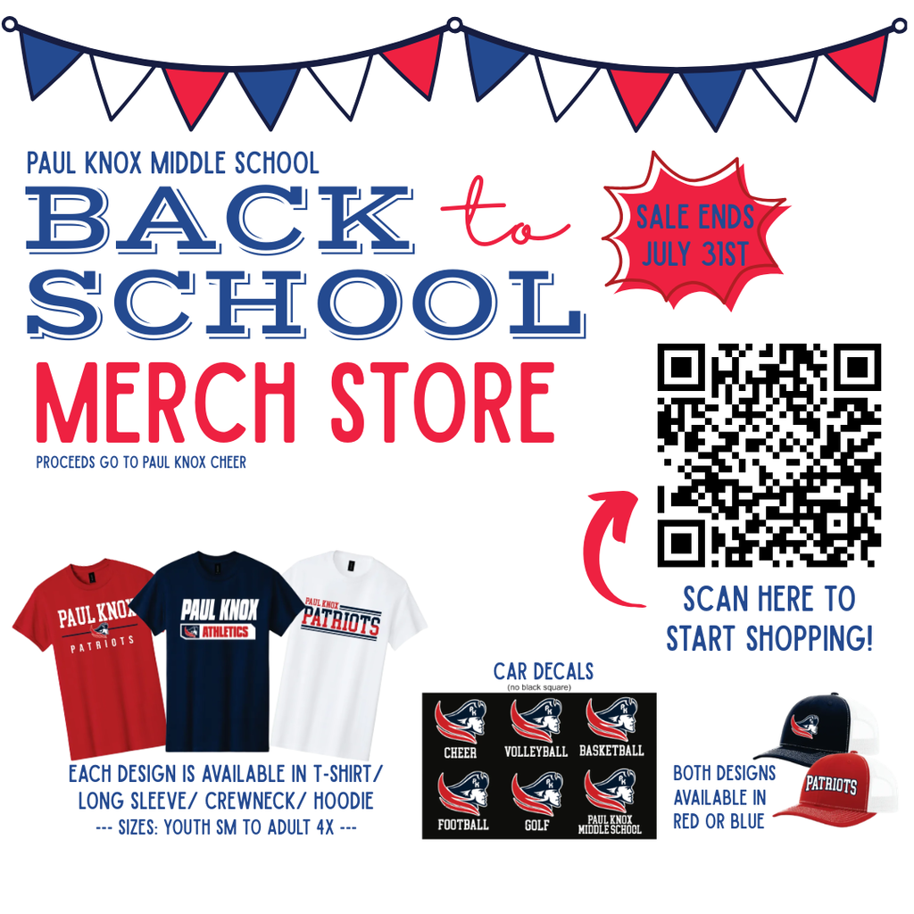 merch store flyer