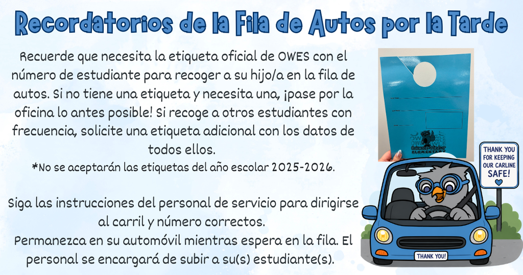 carline reminders (spanish)