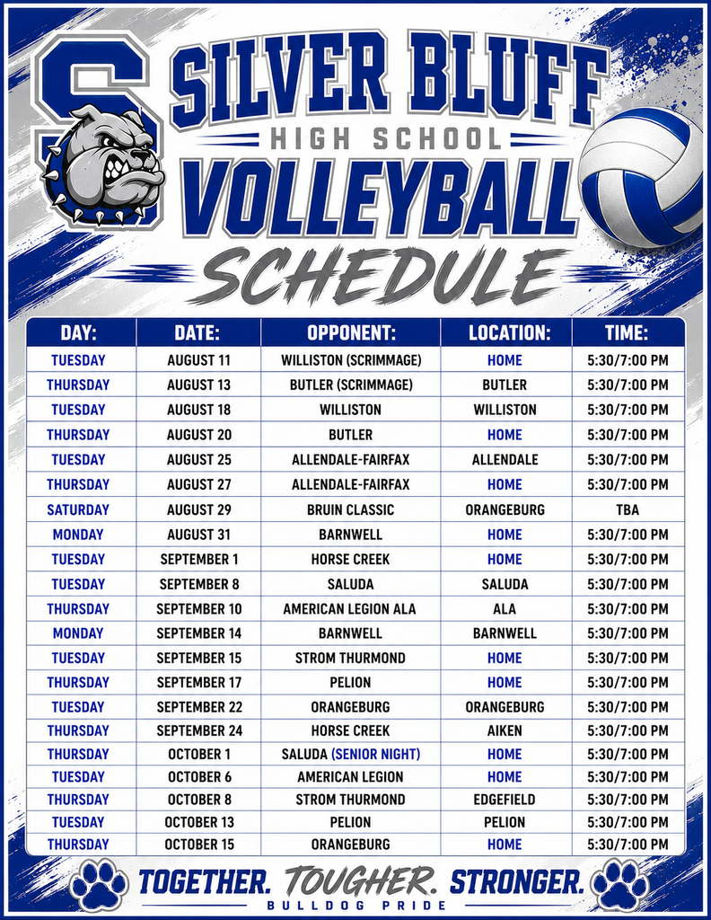 Volleyball Schedule
