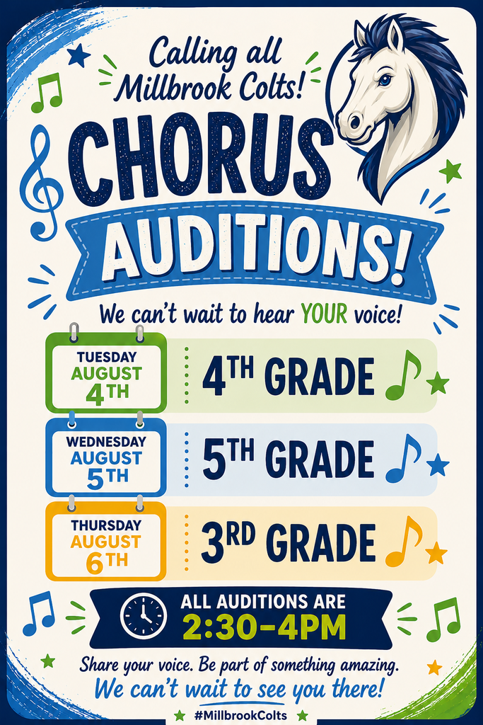 Millbrook Chorus Auditions