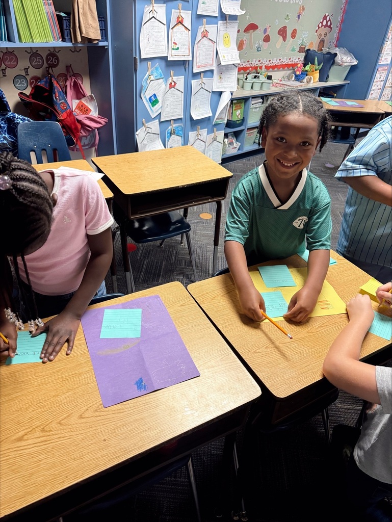 Second Graders working together