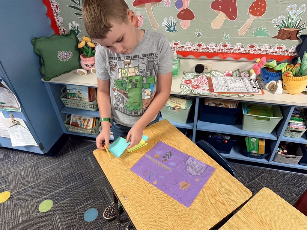 Second Graders working together