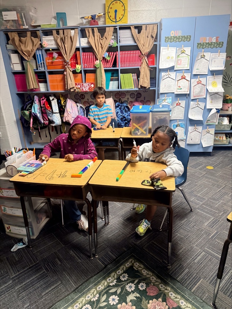 Second Graders working together