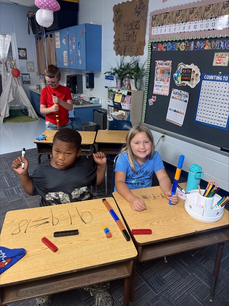 Second Graders working together