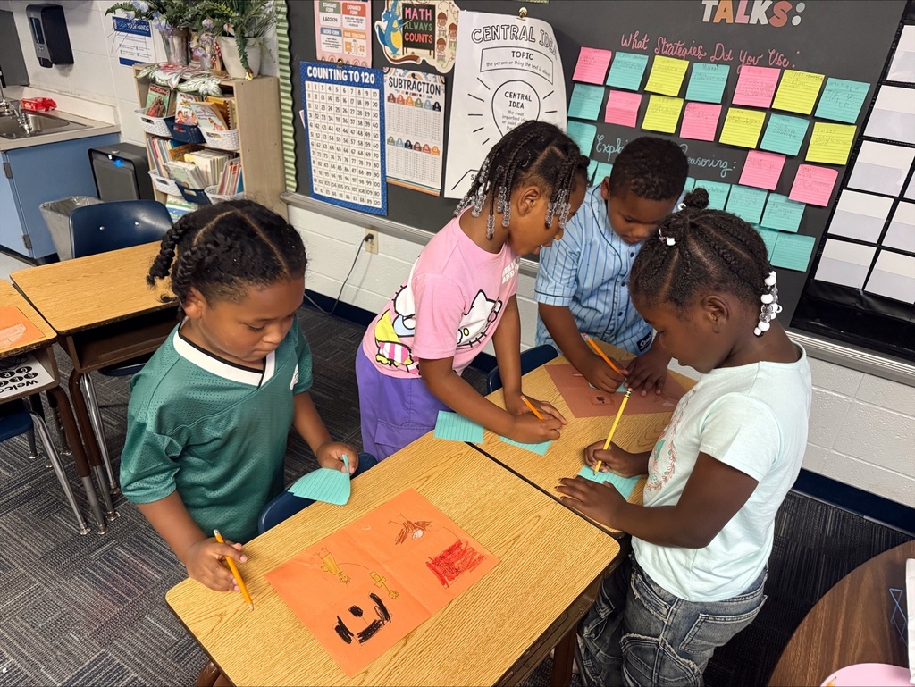 Second Graders working together