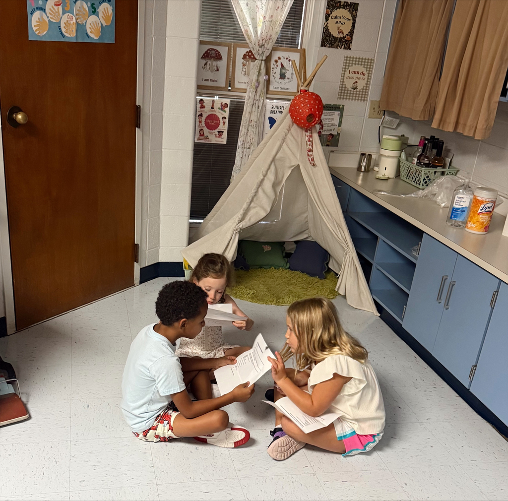 Second Graders working together