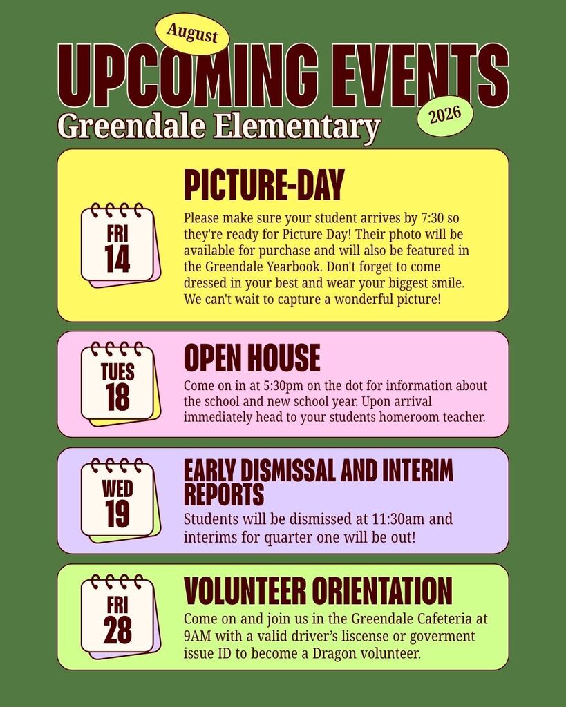 August Important Dates
