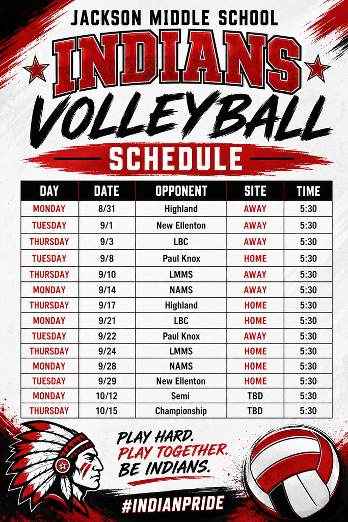 volleyball schedule