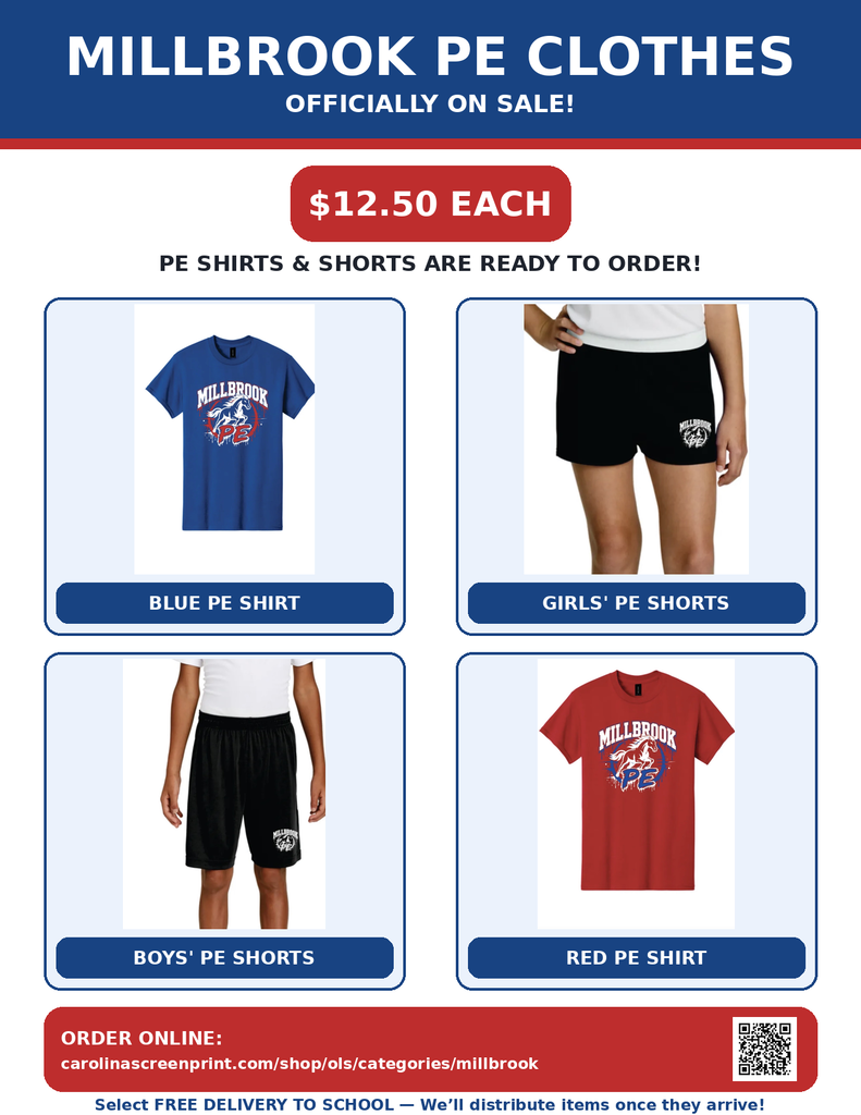 Millbrook PE Clothes