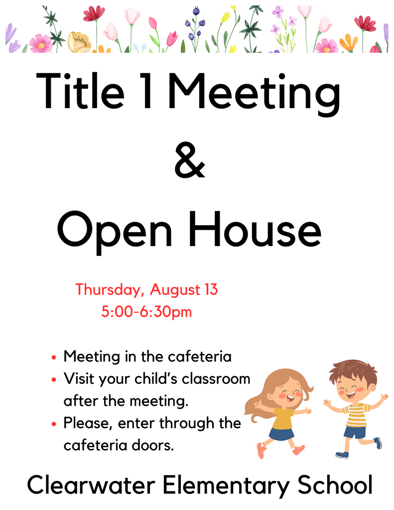 Open House Flyer from 5pm-6:30pm
