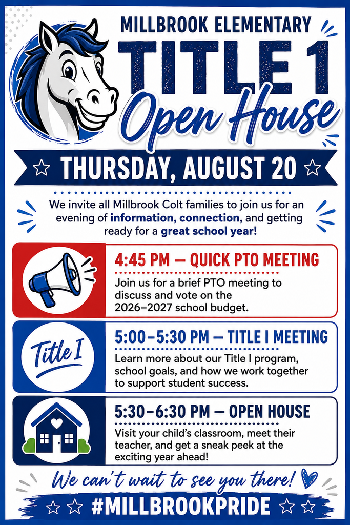 Millbrook Title 1 Open House