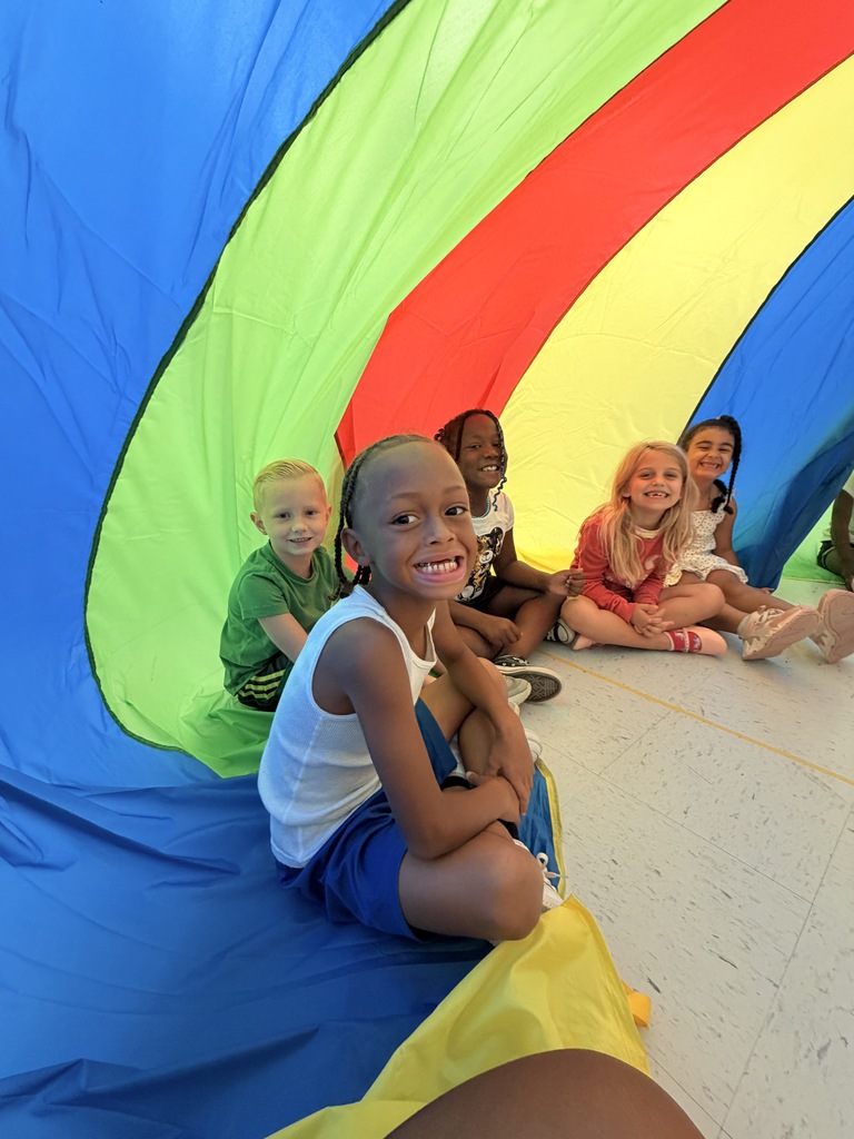 PE kids on action
