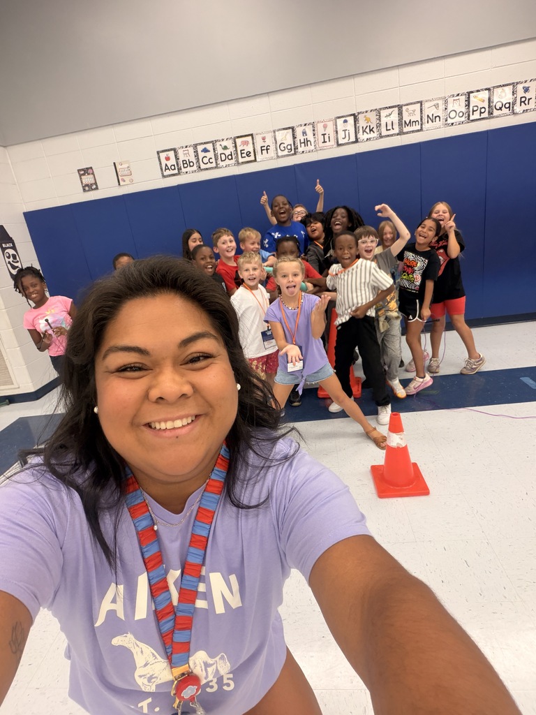 PE kids on action