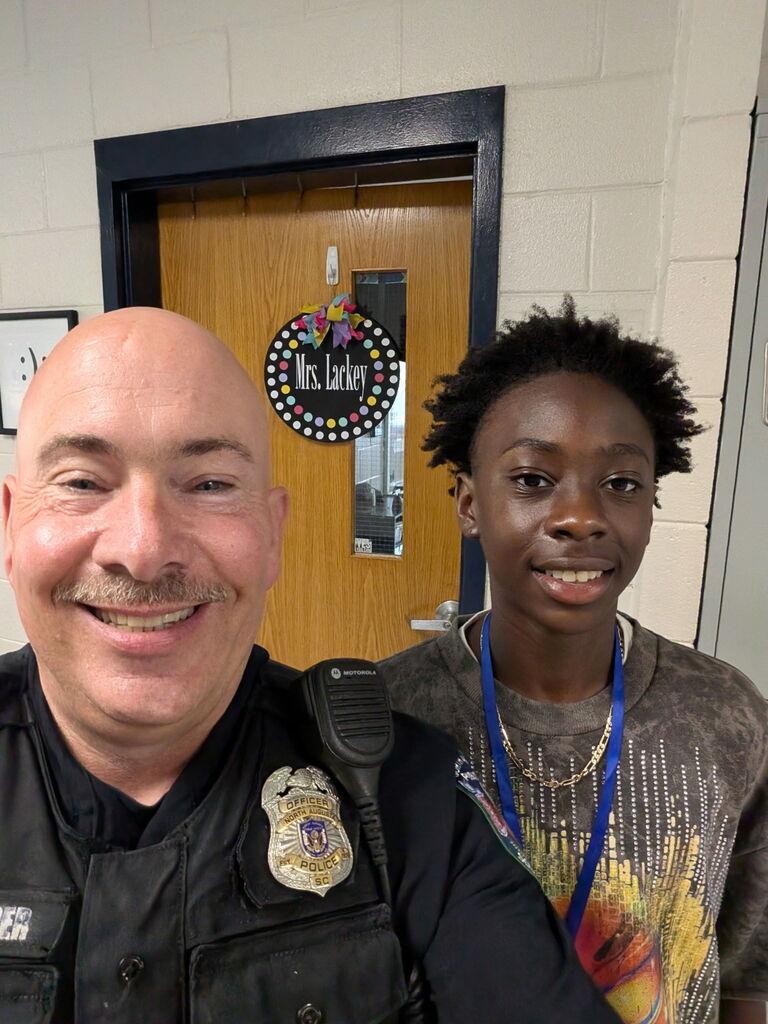 Officer Hooper and Kyle
