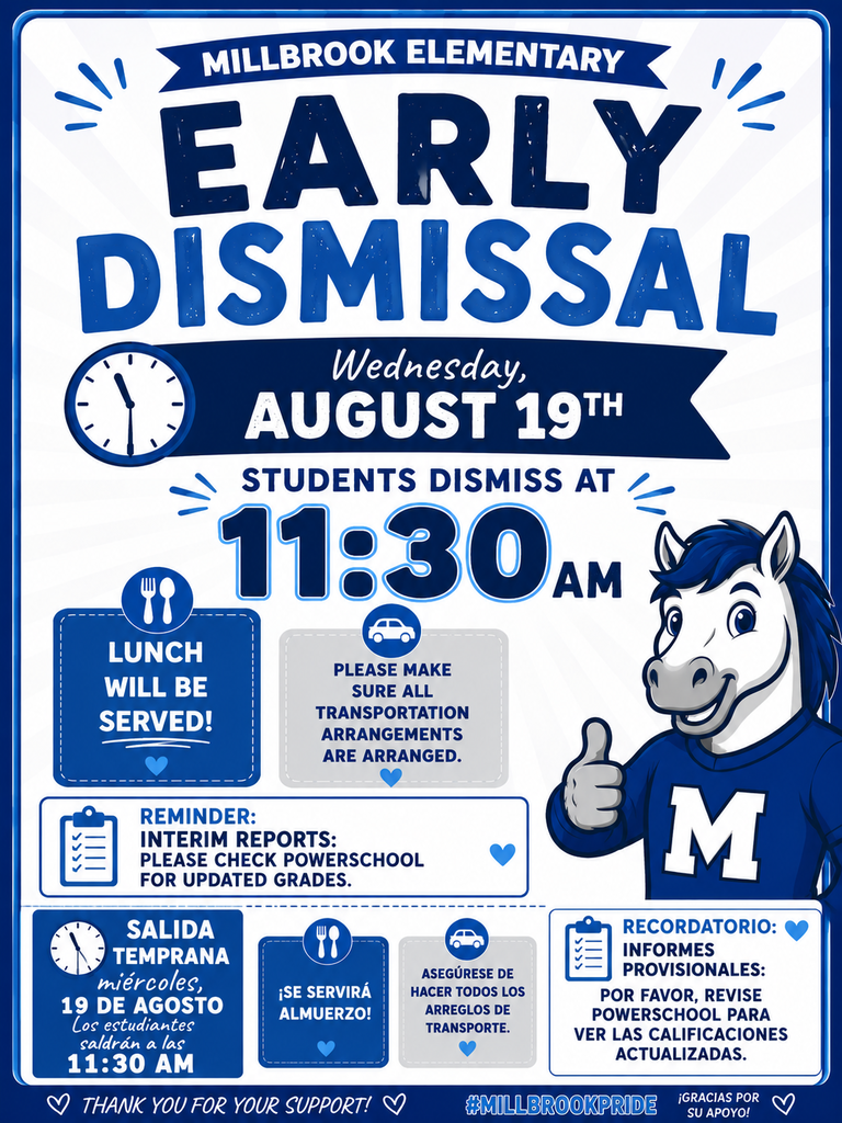 Early Dismissal August 19