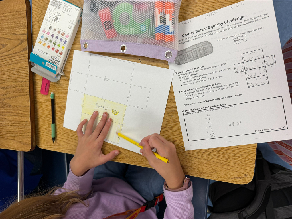 6th Grade Mathematics Butter Squishy Activity: Surface Area Challenge