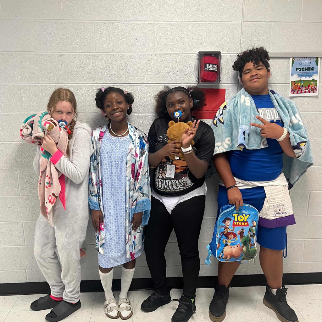 Students dressed up