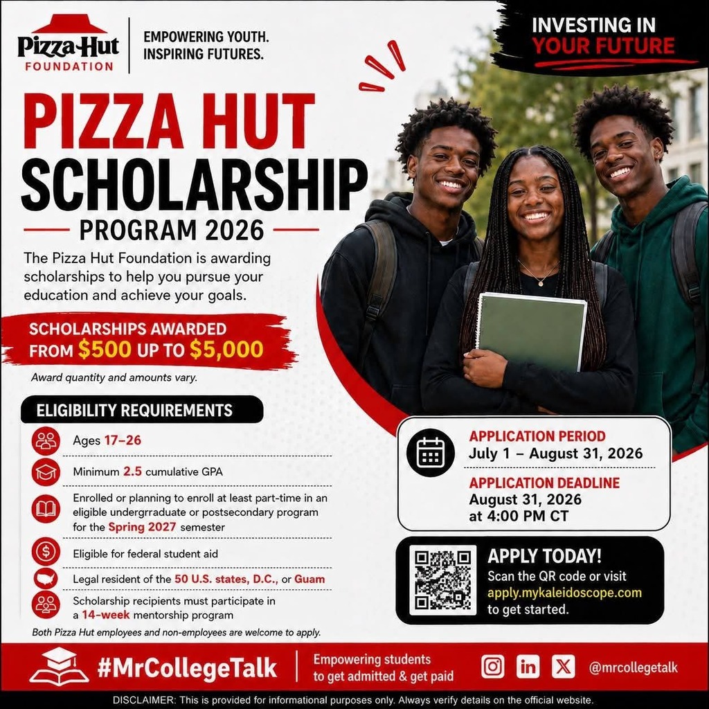 Pizza Hut Scholarships