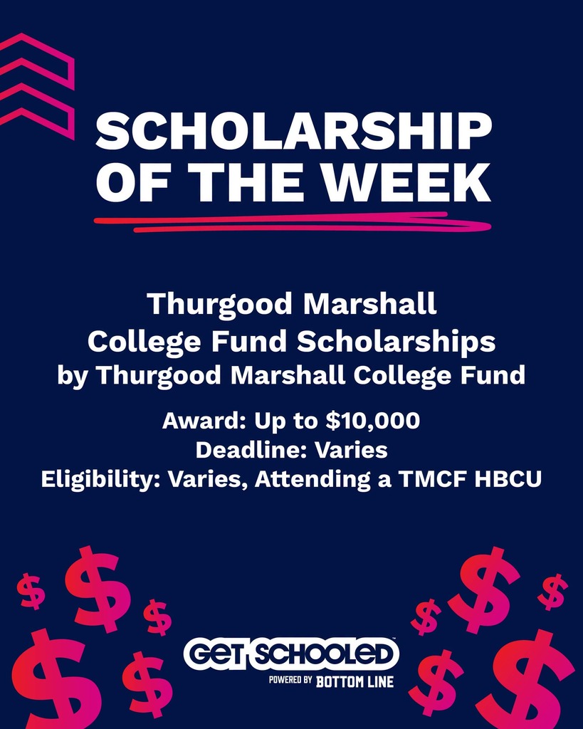 Scholarship of the Week: Thurgood Marshall College Fund Scholarships up to $10,000